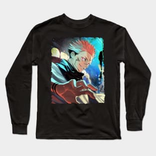 RYOMEN SUKUNA MERCH VTG Long Sleeve T-Shirt